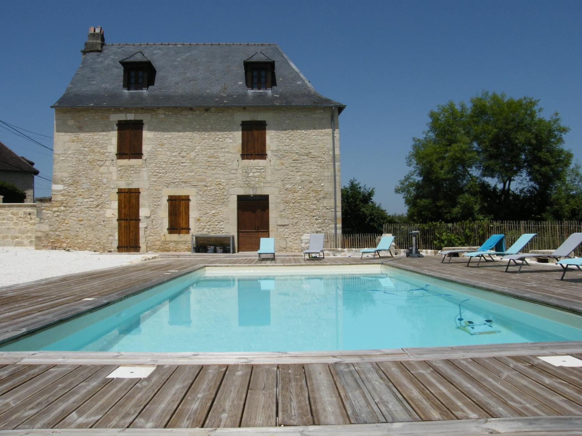 Lou Chastel, Demeure Perigourdine Climatisee Avec Piscine Privee Et Chauffee La Bachellerie Екстер'єр фото